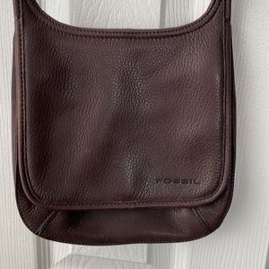 FOSSIL Brown Leather Crossbody